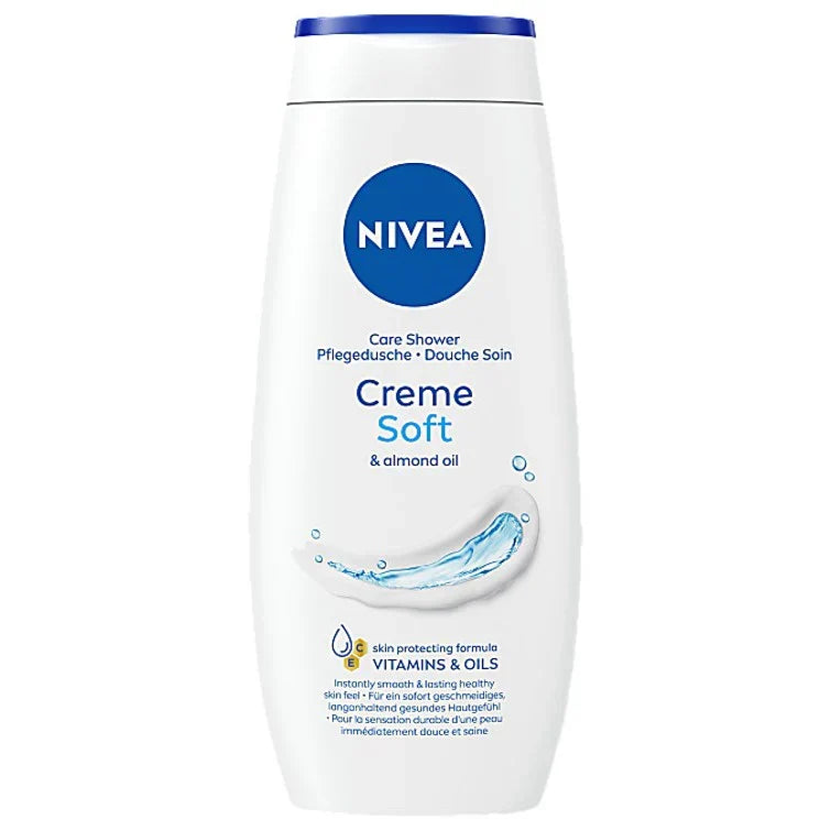 Nivea Care Shower Creme Soft & Almond Oil - 250ml - Buy Online in Pakistan at Cosmia.pk