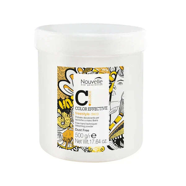 Nouvelle Freestyle Deco Mud Bleach Powder White - 500g - Made in Italy - Buy Online in Pakistan at Cosmia.pk