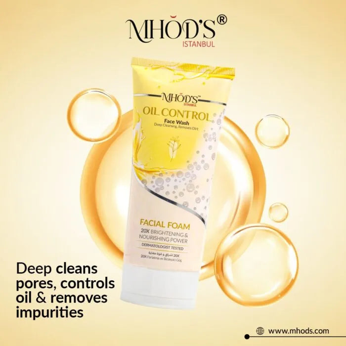 Mhod’s Istanbul Oil Control Facial Foam - 100g - Buy Online in Pakistan at Cosmia.pk