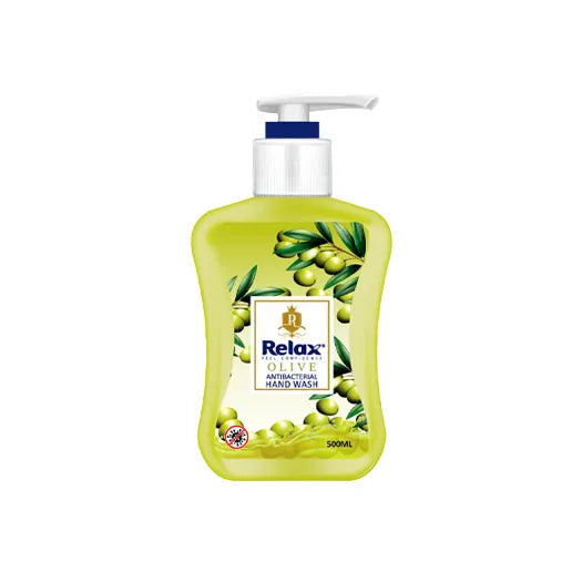 Relax Antibacterial Olive Oil Hand Wash - 500ml - Buy Online in Pakistan at Cosmia.pk