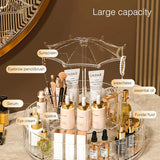 Light Luxury 360° Rotating Tabletop Cosmetics Storage Box - Buy Online in Pakistan at Cosmia.pk