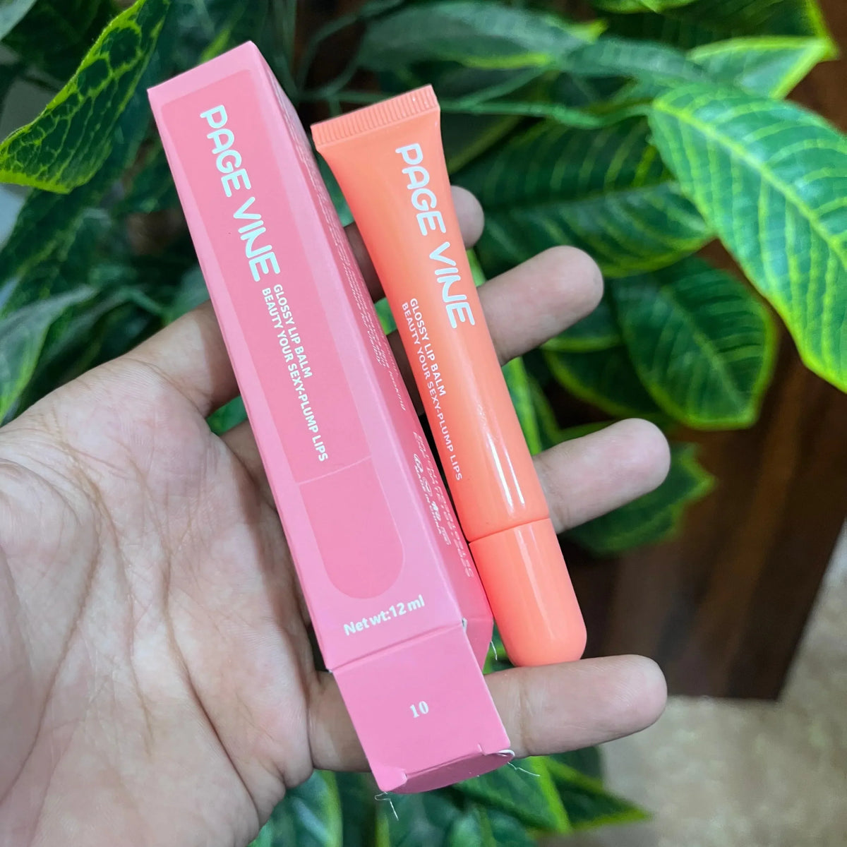 Page Vine Peptide Lip Gloss - 12ml - Buy Online in Pakistan at Cosmia.pk