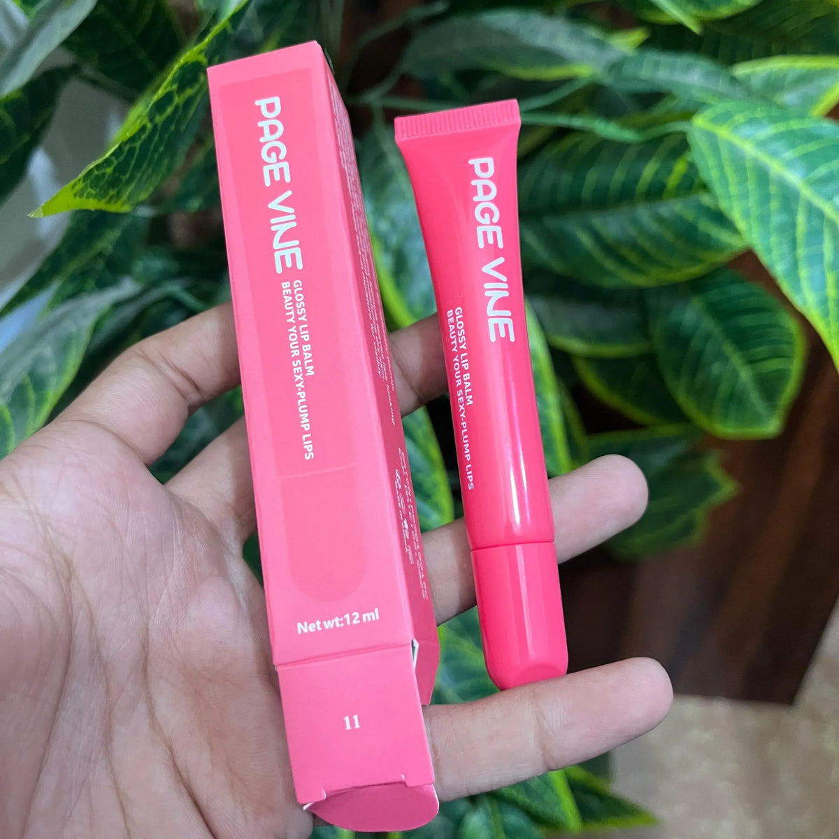 Page Vine Peptide Lip Gloss - 12ml - Buy Online in Pakistan at Cosmia.pk