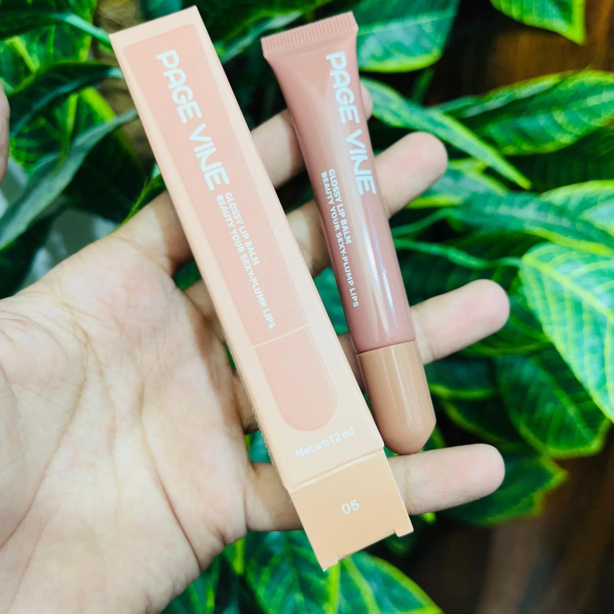 Page Vine Peptide Lip Gloss - 12ml - Buy Online in Pakistan at Cosmia.pk