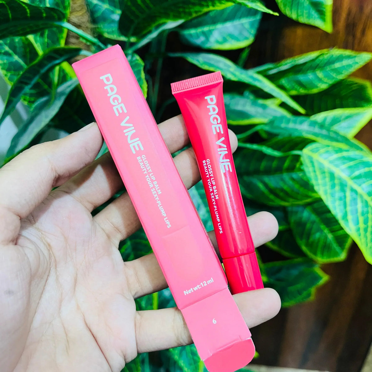 Page Vine Peptide Lip Gloss - 12ml - Buy Online in Pakistan at Cosmia.pk