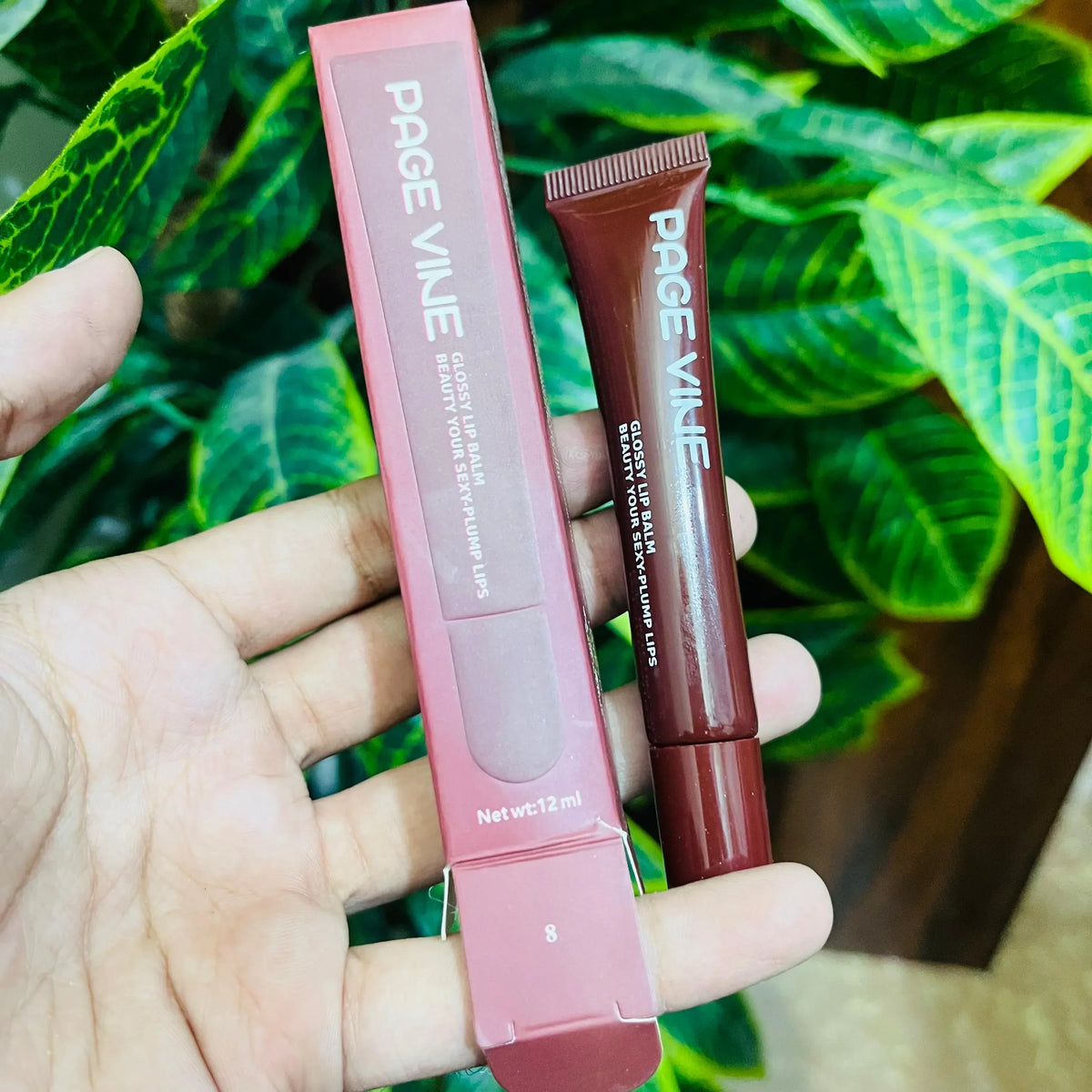 Page Vine Peptide Lip Gloss - 12ml - Buy Online in Pakistan at Cosmia.pk