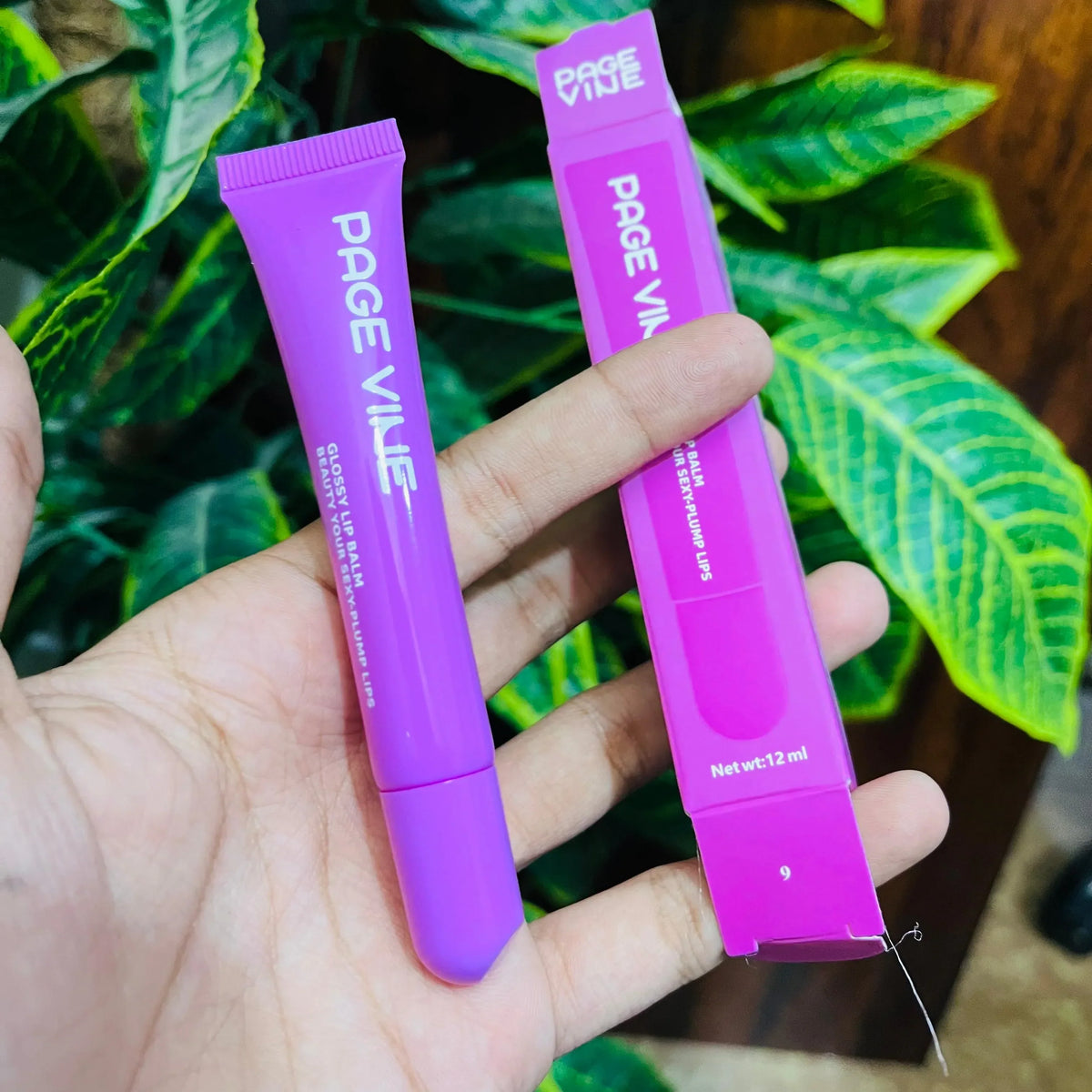 Page Vine Peptide Lip Gloss - 12ml - Buy Online in Pakistan at Cosmia.pk