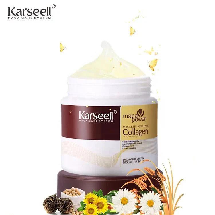 Karseell Collagen Hair Treatment Deep Repair Conditioning Argan Oil Hair Mask - 500ml - Buy Online in Pakistan at Cosmia.pk