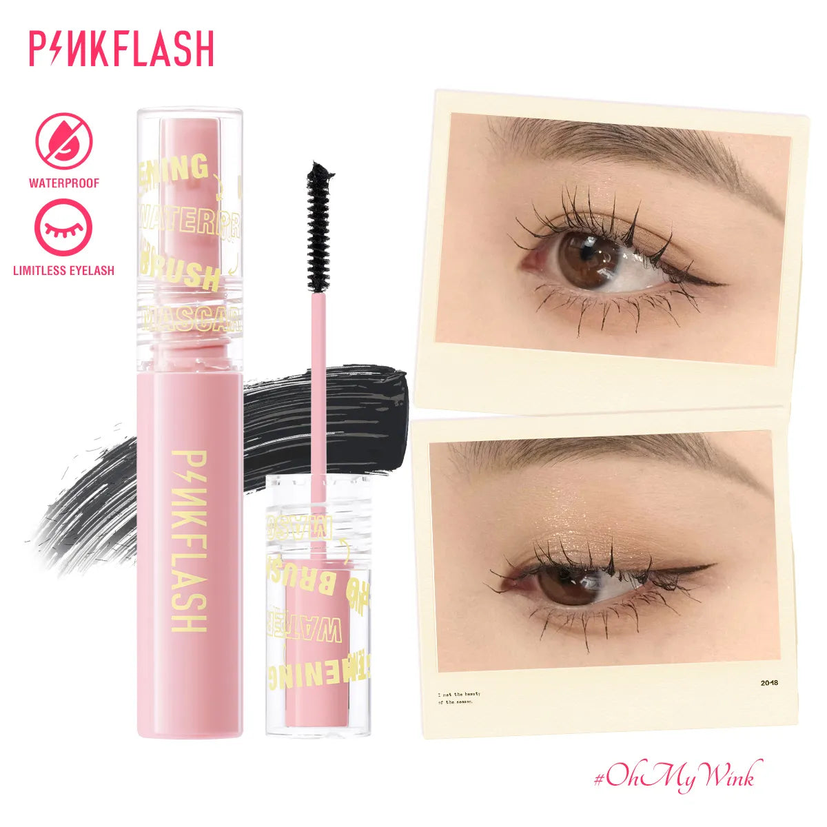 PINKFLASH Limitless Eyelash Fiber-Filled Mascara - Buy Online in Pakistan at Cosmia.pk