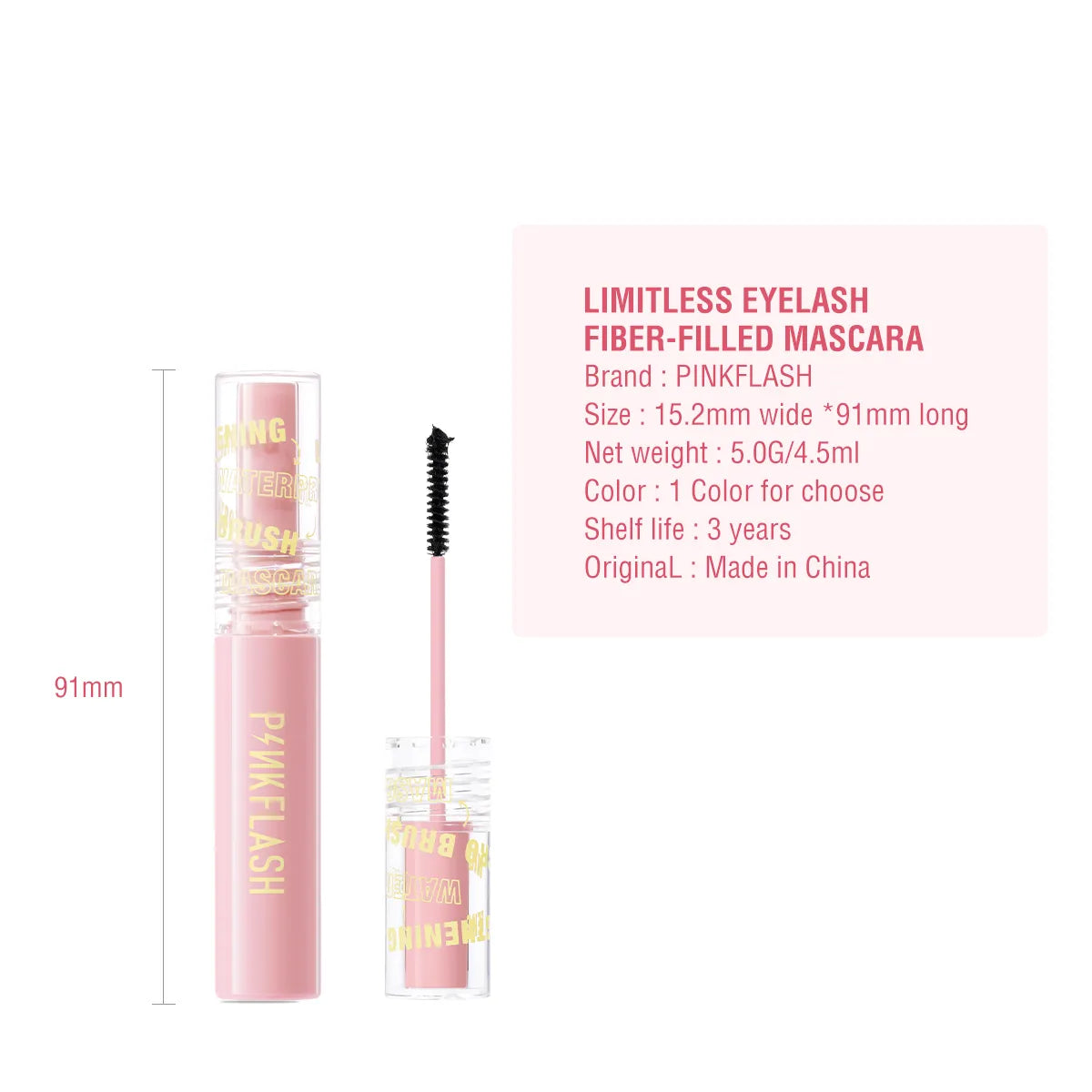 PINKFLASH Limitless Eyelash Fiber-Filled Mascara - Buy Online in Pakistan at Cosmia.pk
