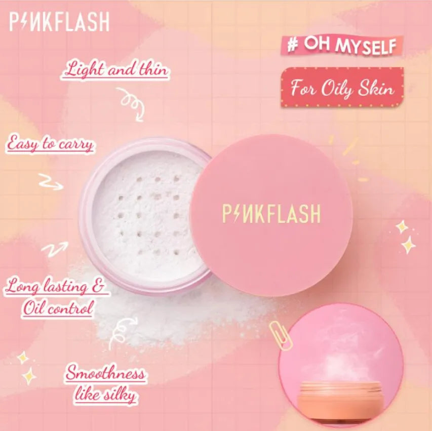 PINKFLASH Oil Control Matte Waterproof Long Lasting Sweat Proof Loose - Buy Online in Pakistan at Cosmia.pk