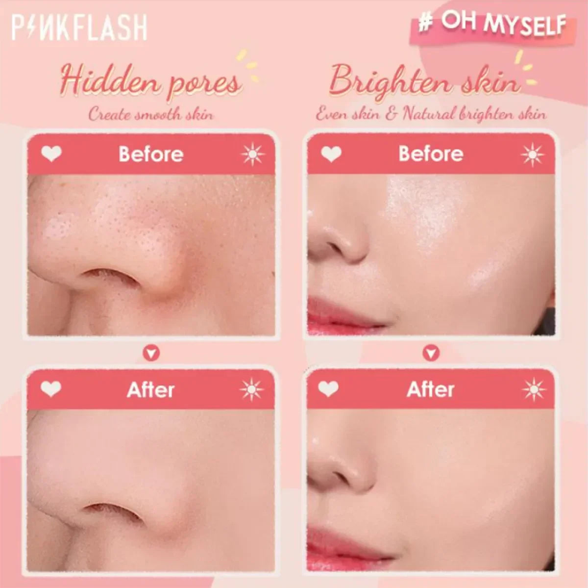PINKFLASH Oil Control Matte Waterproof Long Lasting Sweat Proof Loose - Buy Online in Pakistan at Cosmia.pk