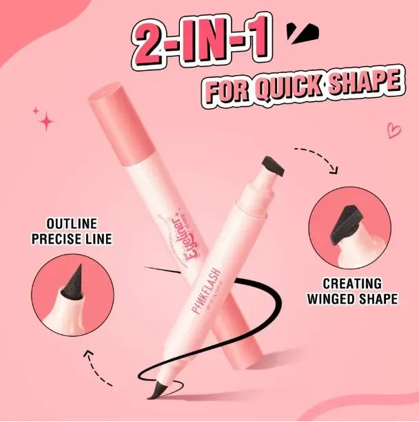 PINKFLASH Stamp Eyeliner – Waterproof Wing Stamp & Liquid Pen - Buy Online in Pakistan at Cosmia.pk