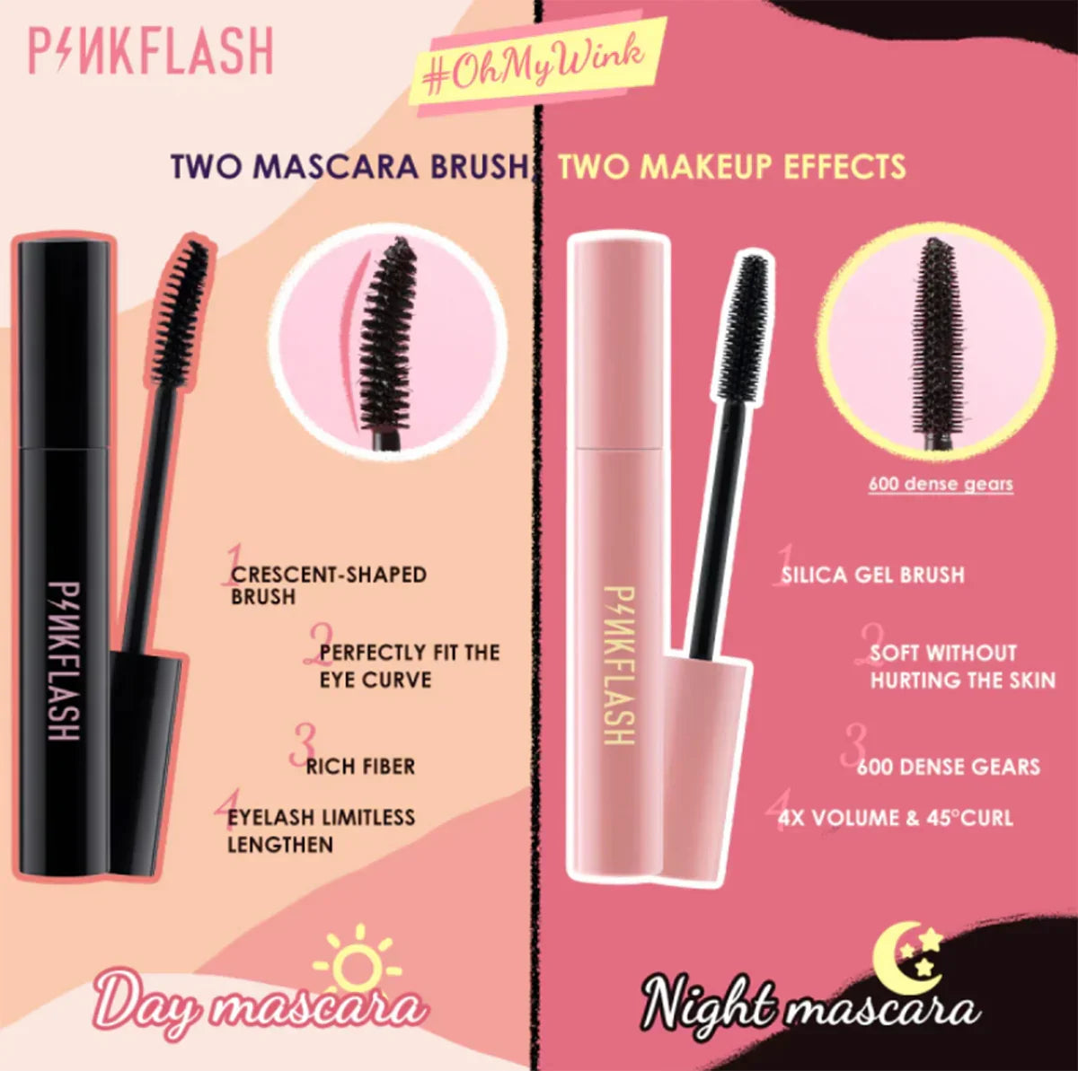 PINKFLASH Waterproof Natural Stretches Microwave Rich In Fiber - Buy Online in Pakistan at Cosmia.pk