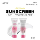 APK Watermelon Cooling Sunscreen SPF 50+ – Hydrating & UV Protection – 100g - Buy Online in Pakistan at Cosmia.pk