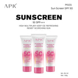 APK Watermelon Cooling Sunscreen SPF 50+ – Hydrating & UV Protection – 100g - Buy Online in Pakistan at Cosmia.pk