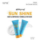 APK Whitening Sunscreen Cream SPF 70+++ - 100g - Buy Online in Pakistan at Cosmia.pk