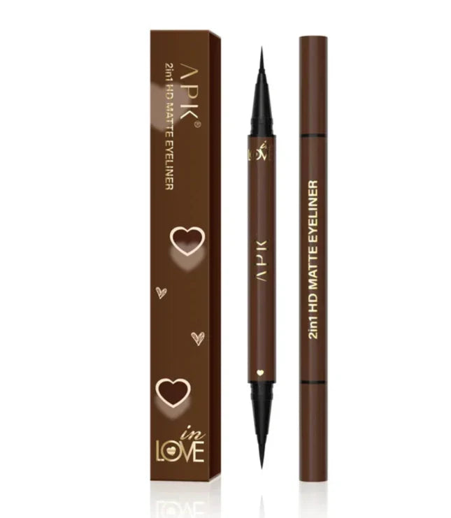 APK 2-in-1 HD Matte Eyeliner – Waterproof & Smudge-Proof Precision - Buy Online in Pakistan at Cosmia.pk