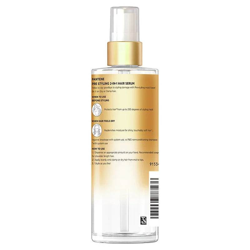 Pantene Gold Perfection Pre Styling 2in1 Hair Serum - 90ml - Buy Online in Pakistan at Cosmia.pk