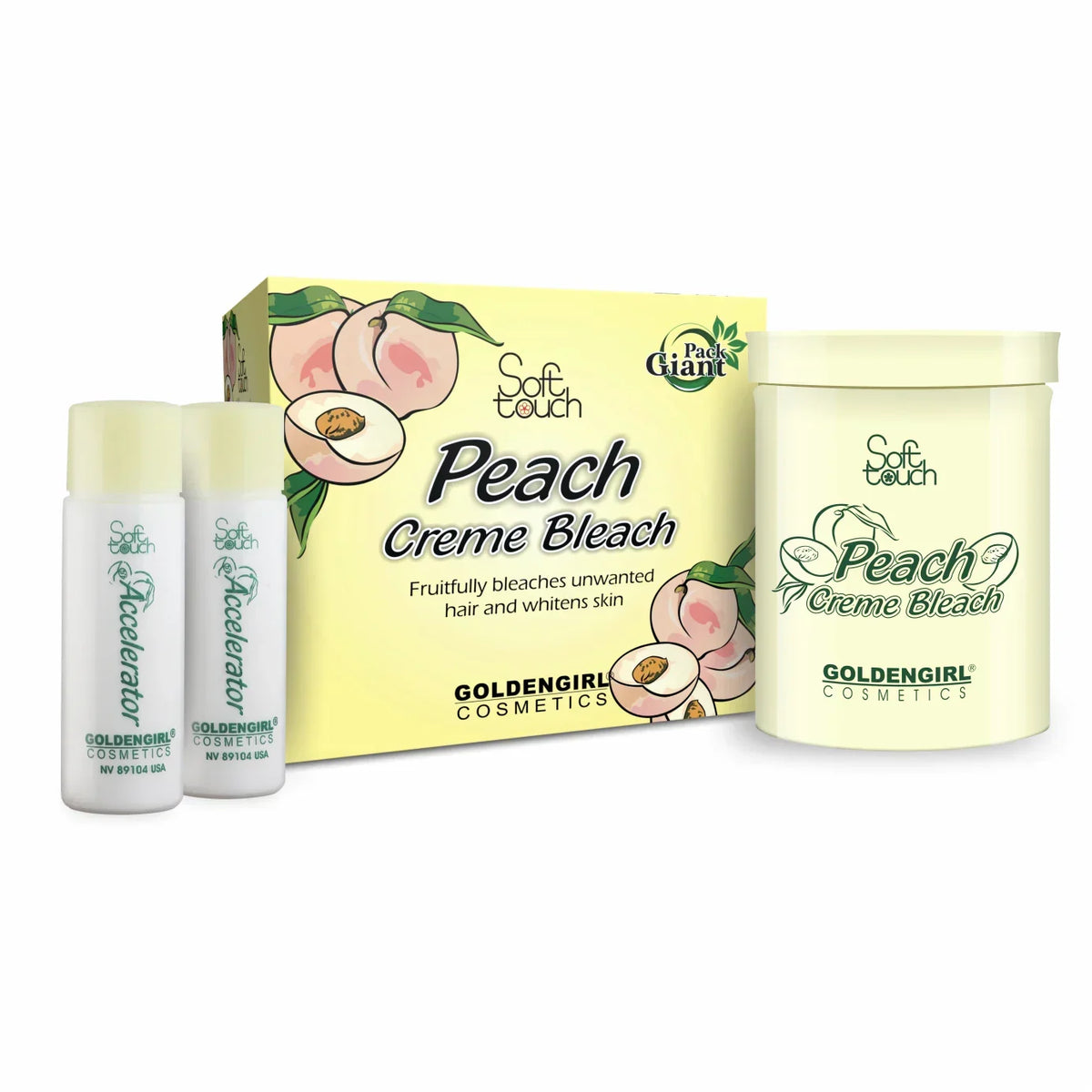 Soft Touch Peach Bleach Creme - Buy Online in Pakistan at Cosmia.pk