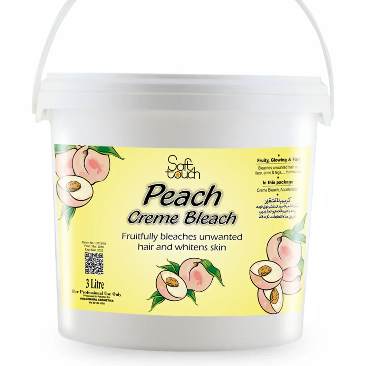 Soft Touch Peach Bleach Creme - Buy Online in Pakistan at Cosmia.pk