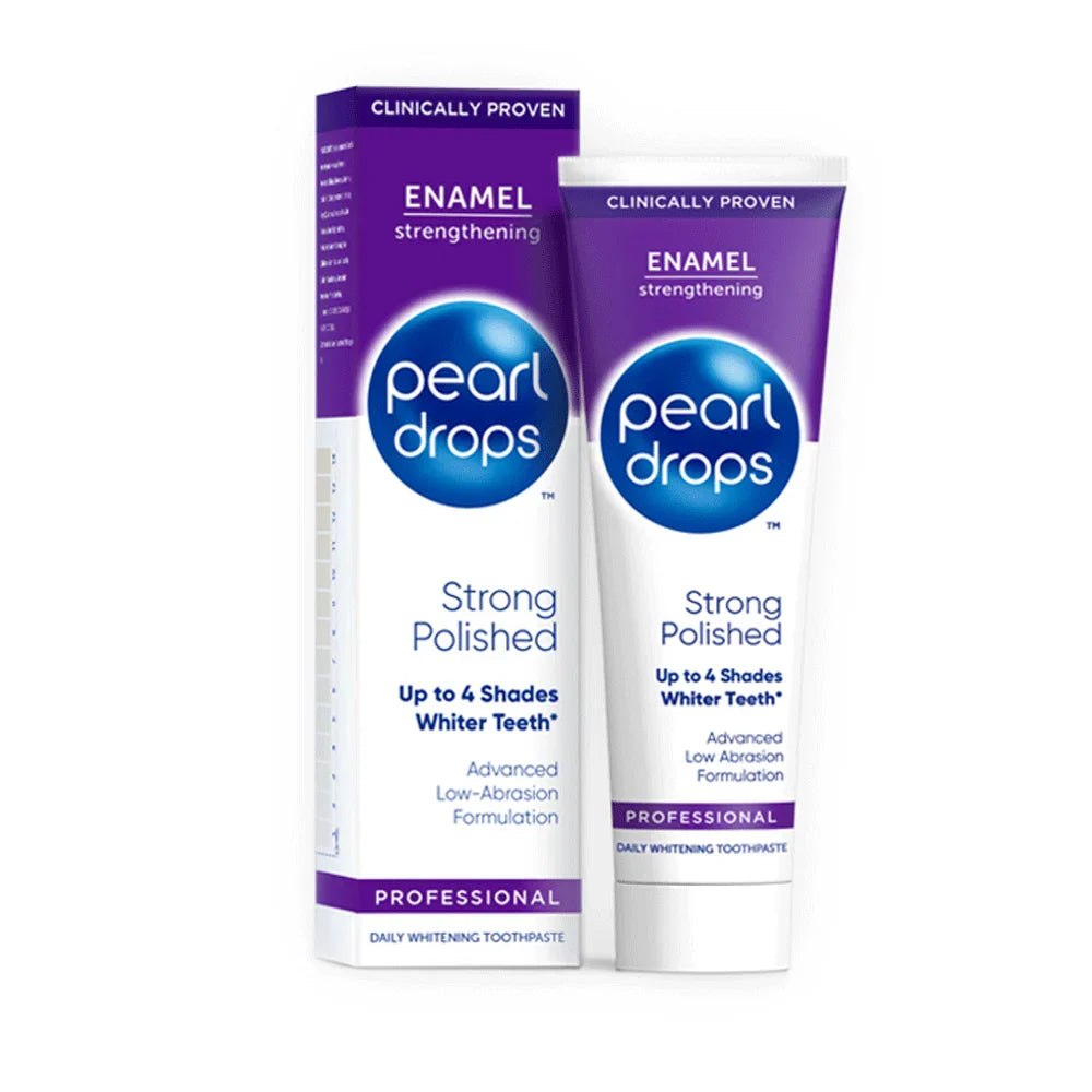 Pearl Drops Strong Polished Daily Whitening Toothpaste - 75ml - Buy Online in Pakistan at Cosmia.pk