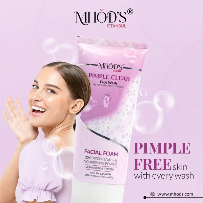Mhod’s Istanbul Pimple Clear Facial Foam - 100g - Buy Online in Pakistan at Cosmia.pk