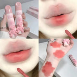 Gege Bear Pink Cute Bear Matte Velvet LipGloss - Buy Online in Pakistan at Cosmia.pk