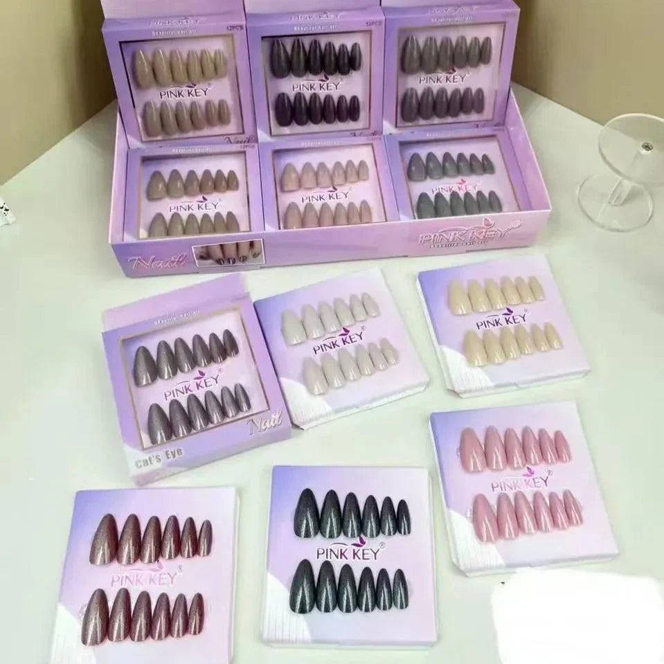Pink Key Fashion Press-on Fake Nails - Buy Online in Pakistan at Cosmia.pk