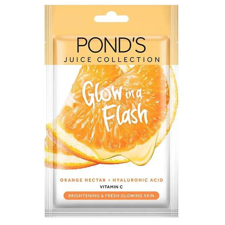 Ponds Orange Glow In A Flash Sheet Mask - 20g - Buy Online in Pakistan at Cosmia.pk