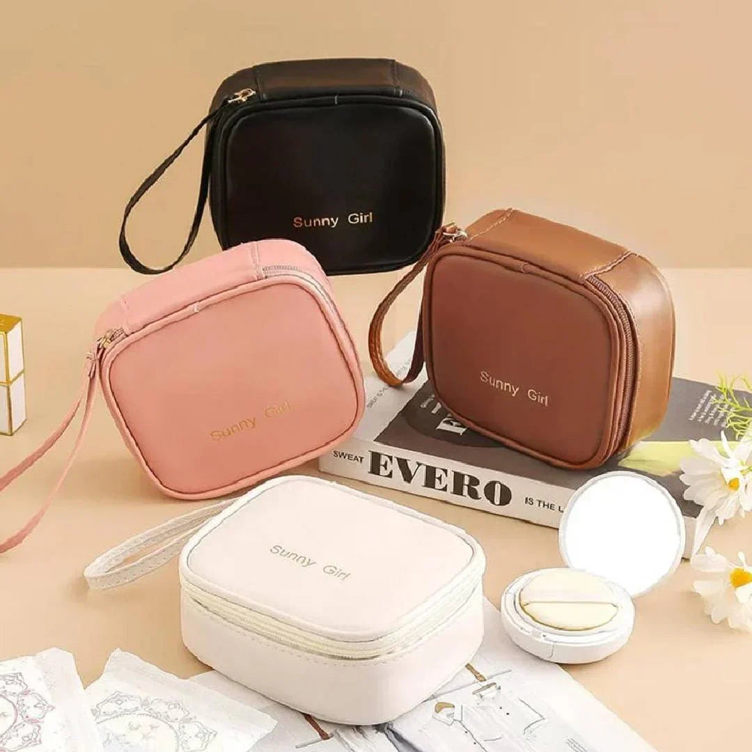 Portable Mini Bags PU Compact Cosmetic Organizer - Buy Online in Pakistan at Cosmia.pk