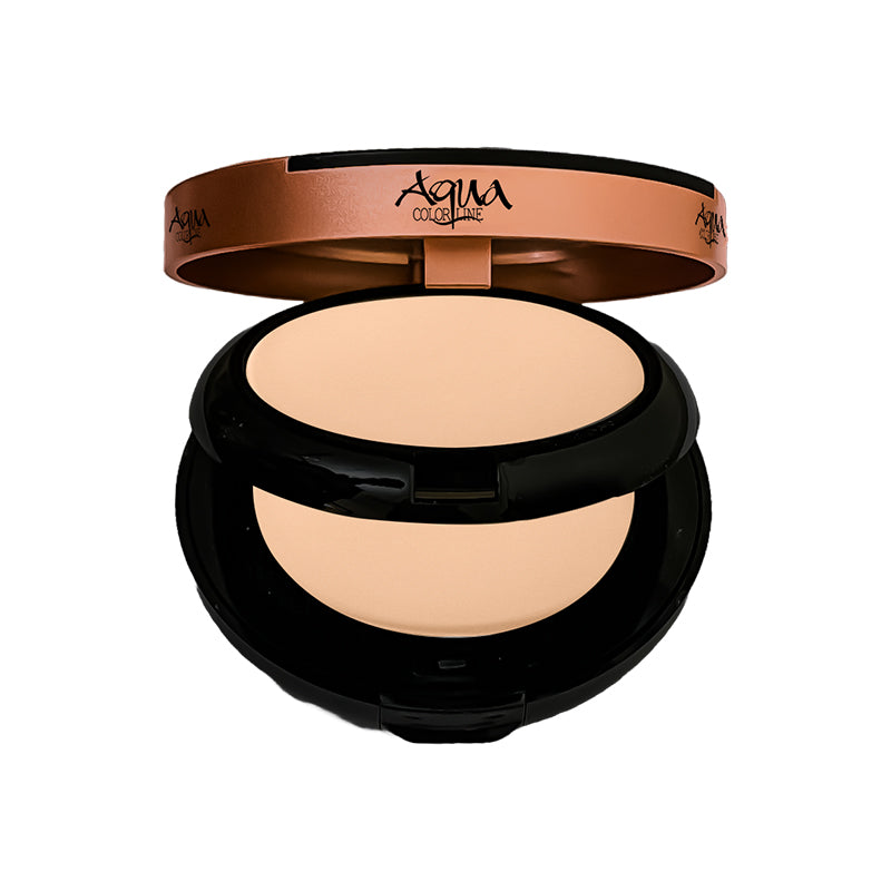 Aqua Color Line Prime & Fine Mattifying Double Face Powder - Buy Online in Pakistan at Cosmia.pk