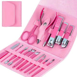 Professional Portable Manicure Pedicure Tool Kit With Folding Case - Buy Online in Pakistan at Cosmia.pk