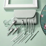Professional Portable Manicure Pedicure Tool Kit With Folding Case - Buy Online in Pakistan at Cosmia.pk