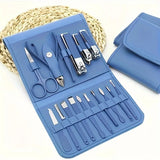 Professional Portable Manicure Pedicure Tool Kit With Folding Case - Buy Online in Pakistan at Cosmia.pk