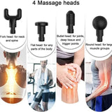 Professional Deep Tissue Massage Gun – 4 Heads - Buy Online in Pakistan at Cosmia.pk