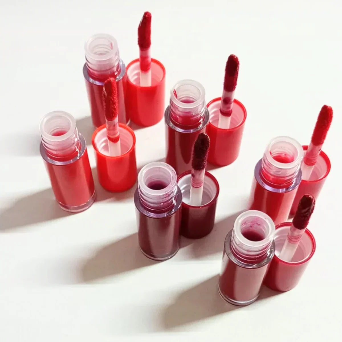 Qoiden Rose Mini Lipgloss Set Red - 6Pcs - Buy Online in Pakistan at Cosmia.pk