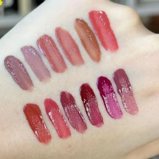Qoiden Rose QR Soft And Matte Lipgloss - 12 Pcs - Buy Online in Pakistan at Cosmia.pk
