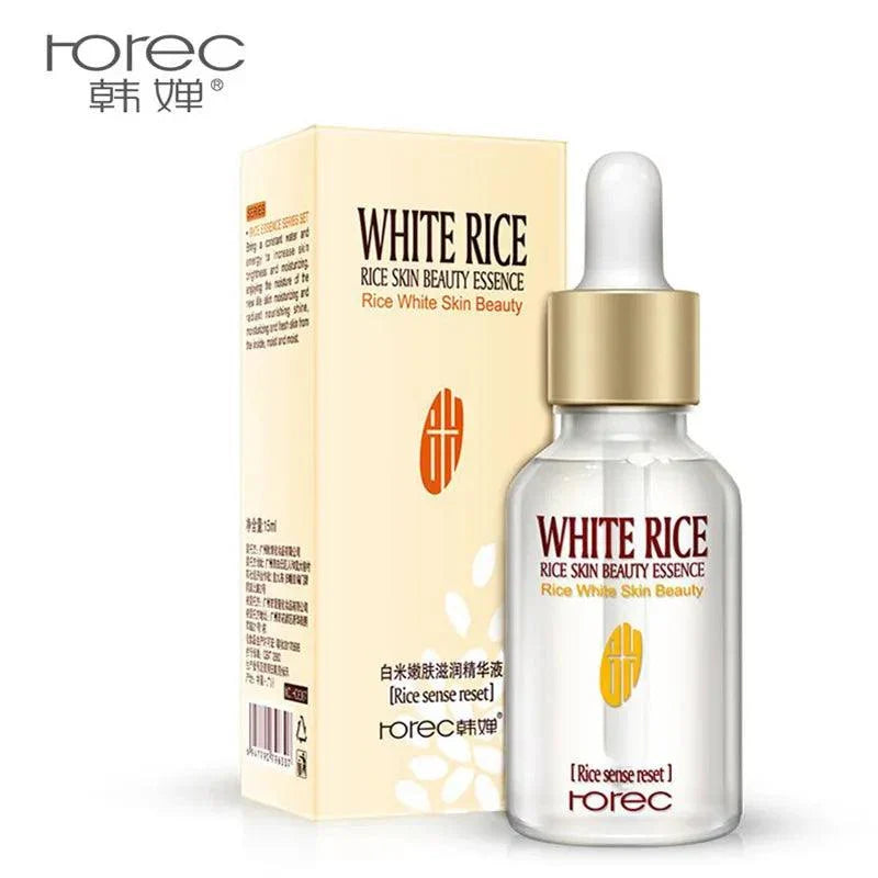 Rorec White Rice Serum Face with Free Sheet Mask - Buy Online in Pakistan at Cosmia.pk
