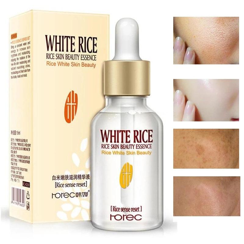 Rorec White Rice Serum Face with Free Sheet Mask - Buy Online in Pakistan at Cosmia.pk