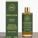 Rapid Glow Rosemary Hair Oil - 100ml - Buy Online in Pakistan at Cosmia.pk