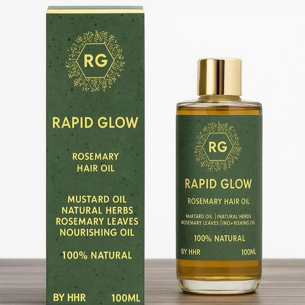 Rapid Glow Rosemary Hair Oil - 100ml - Buy Online in Pakistan at Cosmia.pk