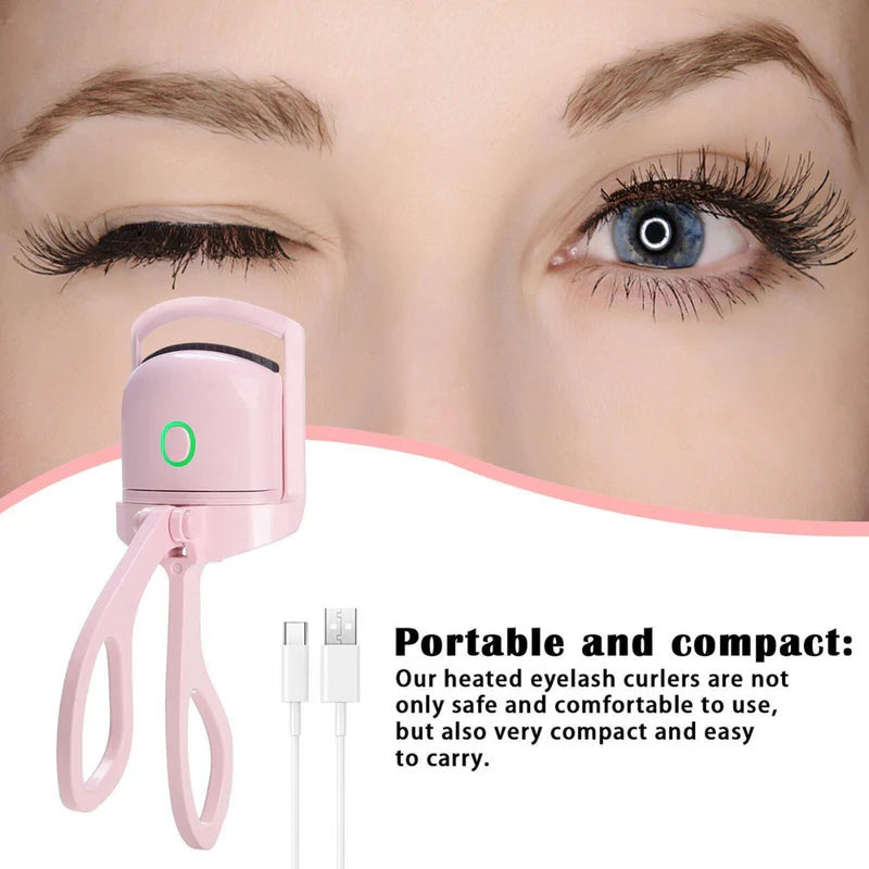 Electric Heated Eyelash Curler Rechargeable Eyelashes Curls - Buy Online in Pakistan at Cosmia.pk