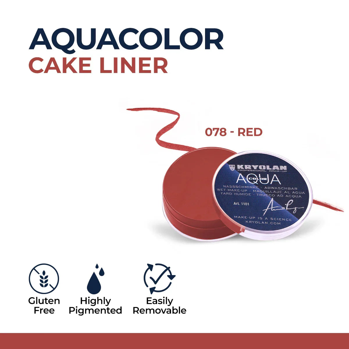 Kryolan - Aquacolor Cake Liner - Buy Online in Pakistan at Cosmia.pk