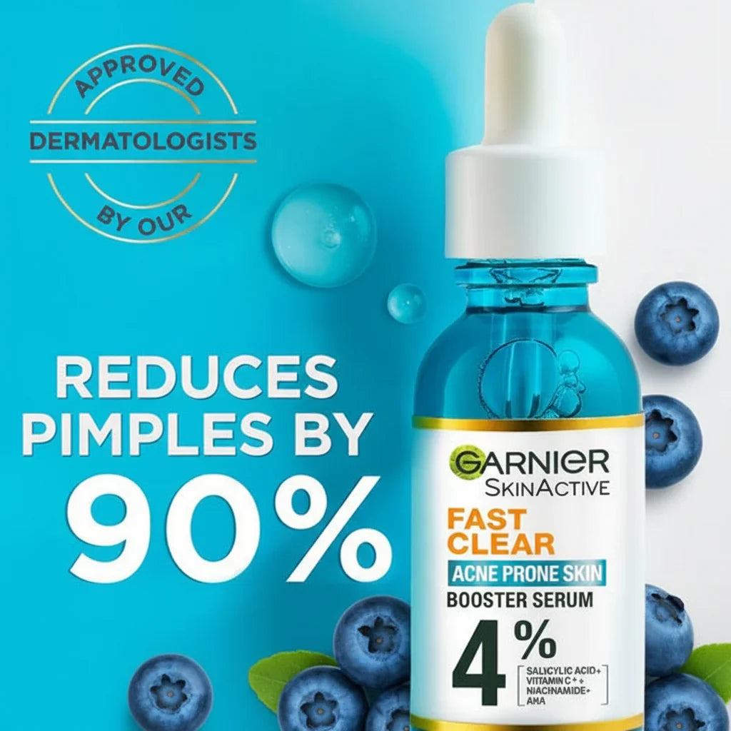Garnier Skin Active Fast Clear Booster Serum For Acne Prone Skin - Buy Online in Pakistan at Cosmia.pk