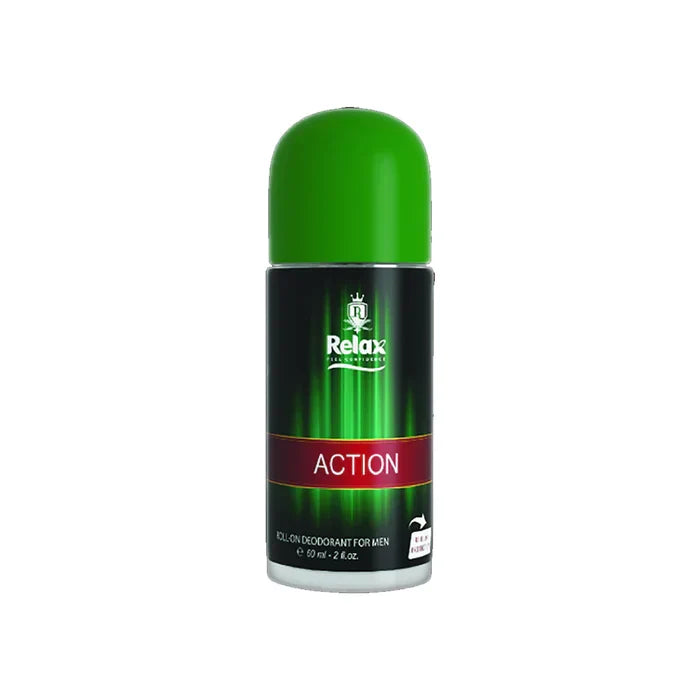 Relax Action Deodorant roll on for Men - 60ml - Buy Online in Pakistan at Cosmia.pk