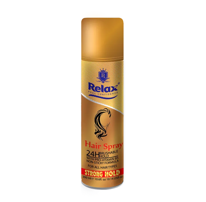 Relax Hair Spray Strong Hold - 300ml - Buy Online in Pakistan at Cosmia.pk
