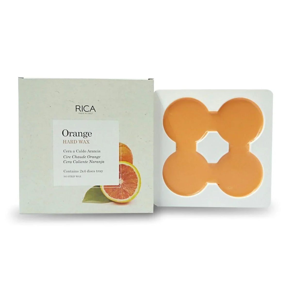 Rica - Orange Hard Wax Double Tray 1000 gm - Buy Online in Pakistan at Cosmia.pk
