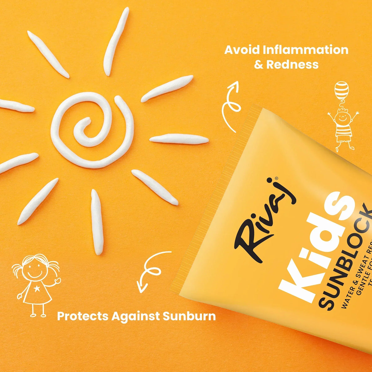 Rivaj UK SPF 50 Kids SunBlock - Buy Online in Pakistan at Cosmia.pk
