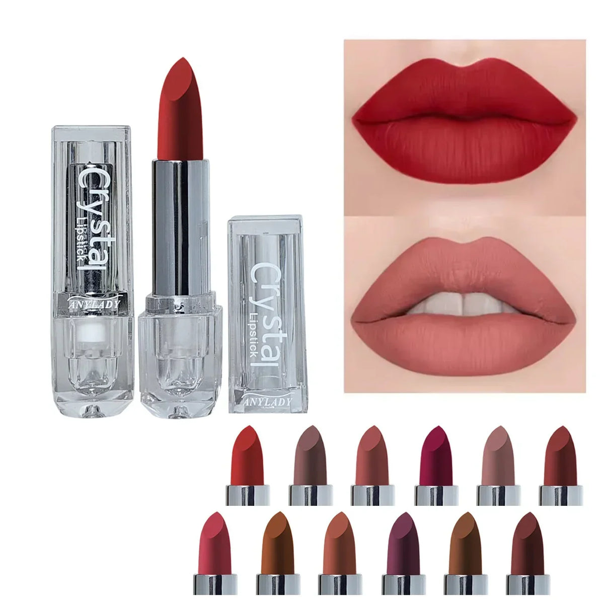 Romantic Bird Velvet Matte Lipstick Set - 12 Pcs - Buy Online in Pakistan at Cosmia.pk